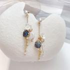 Shell Flower Alloy Dangle Earring 1 Pair - As Shown In Figure - One Size
