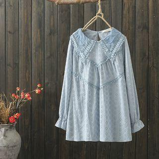 Long-sleeve Collar T-shirt