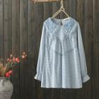 Long-sleeve Collar T-shirt