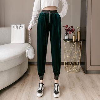 Velvet Jogger Sweatpants