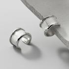 Sterling Silver Ear Cuff 1 Pair - Silver - One Size
