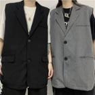 Coupler Matching Single-breasted Vest