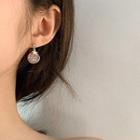 Alloy Star Disc Dangle Earring