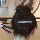 Rhinestone Rectangular Hair Clip