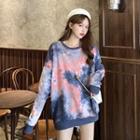 Tie-dye Loose-fit Pullover - 2 Colors