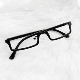 Half Frame Eyeglasses Black - One Size