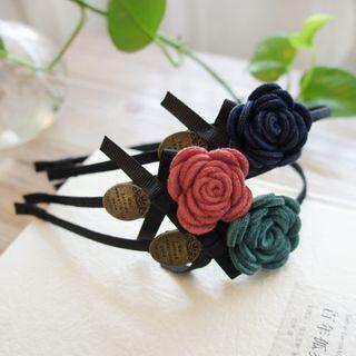 Fabric Rose Headband