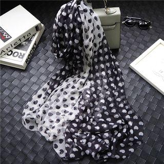Heart Printed Scarf