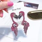 Rhinestone Flamingo Earring