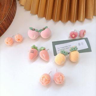 Flocking Fruit / Vegetable Earring (various Designs)
