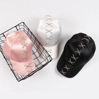Chained Satin Baseball Cap