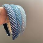 Sequined Denim Headband