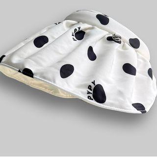 Lettering Dotted Visor Hat