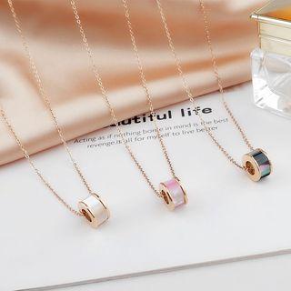Stainless Steel Shell Pendant Necklace