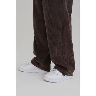 Cord-hem Corduroy Wide-leg Pants