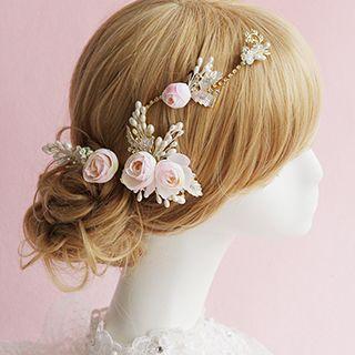 Set Of 2: Flower Hair Comb