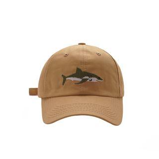 Shark Embroidered Cap