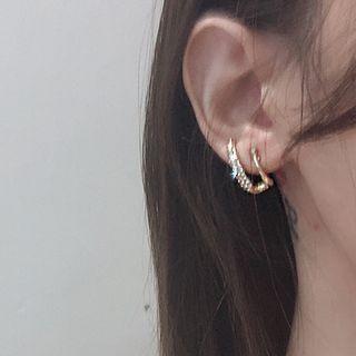 Alloy Layered U Shape Earring