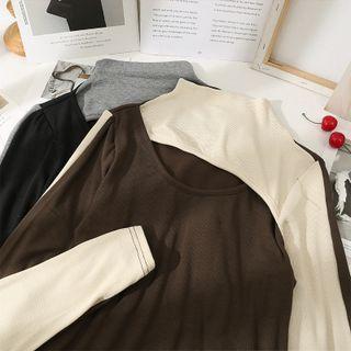 Patchwork Colorblock Slim T-shirt