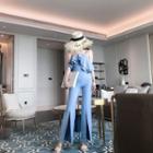 Ruffle Strapless Jumpsuit
