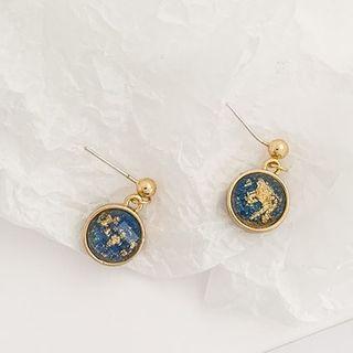 Non-matching Alloy Dangle Earring 1 Pair - As Shown In Figure - One Size