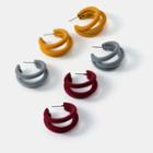 Multi Open Hoop Earrings