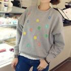 Long Sleeved Embroidered Pullover