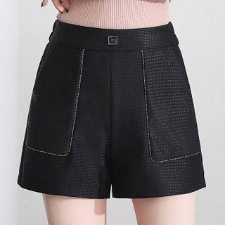 Embellished Wide Leg Dress Shorts