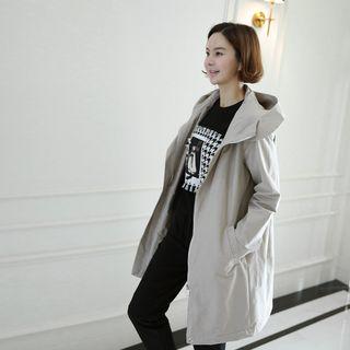 Hooded Zip-up Safari Jacket