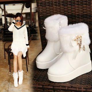 Platform Fleece-lined Snow Boots