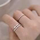 Sterling Silver Ring / Layered Sterling Silver Ring