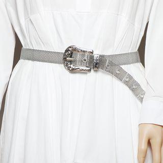 Mesh Belt Silver - One Size