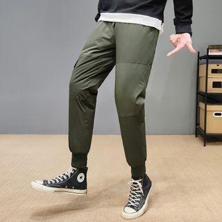 Plain Padded Joggers