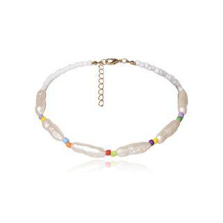 Beaded Choker 2505 - Multicolor - One Size