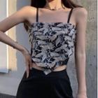 Print Camisole Top As Shown In Figure - One Size