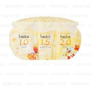 Hacica - Deep Moist Trial Set: Shampoo 10ml + Hair Pack 8g + Treatment 10g 1 Pc