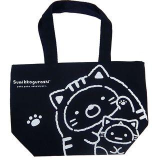 Sumikko Gurashi Canvas Tote Bag (navy Cat)