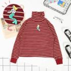 Turtleneck Striped Mermaid Sweatshirt