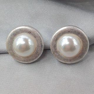 Faux Pearl Earring 1 Pair - Faux Pearl - White - One Size