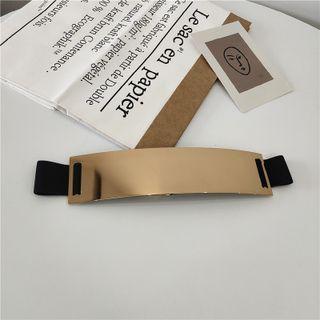 Alloy Bar Belt Black - One Size