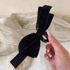 Ribbon Hair Clamp 1pc - Black - One Size
