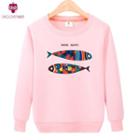 Fish Print Sweatshirt