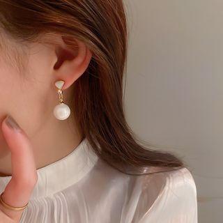 Faux Pearl Drop Earrings Faux Pearl Earring - One Size