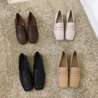 Square Toe Moccasins