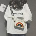 Rainbow Embroidered Crossbody Bag