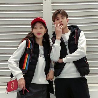 Couple Matching Hooded Padded Vest