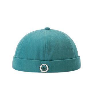 Embroidered Animal Brimless Hat