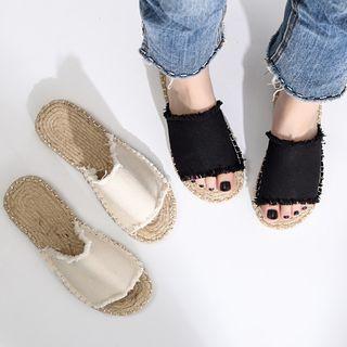 Fray Flat Slide Sandals