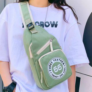 Number Print Belt Bag