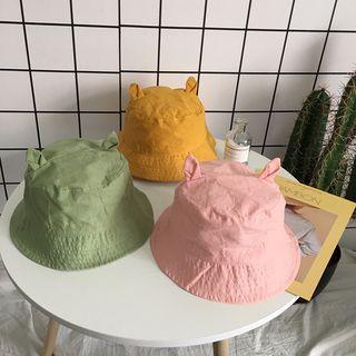 Ear-accent Buckle Hat